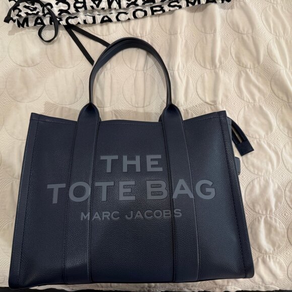 Large Leather Tote - Picture 3 of 9